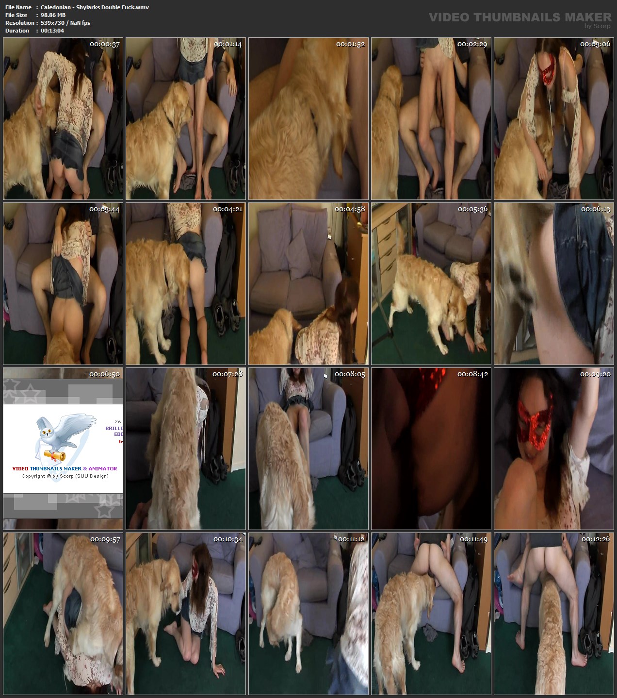  Caledonian - Shylarks Double Fuck